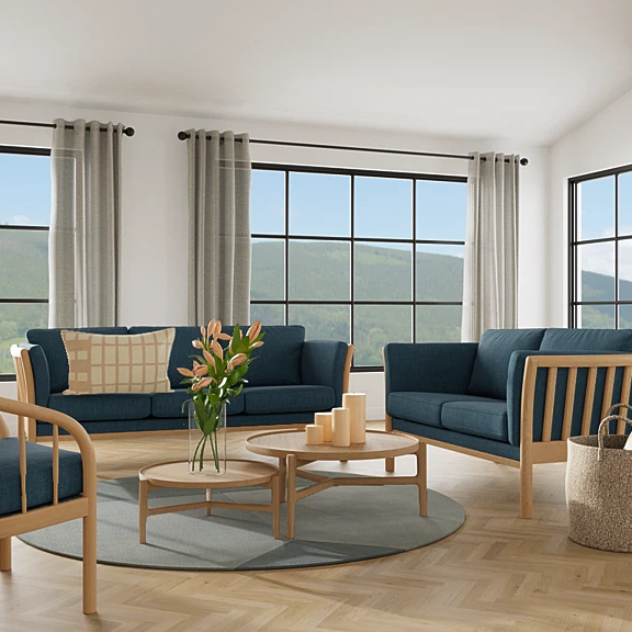 rosenholm-2-pers-sofa-gr-6 Rosenholm 2-personers sofa 432/03 Lysegrå