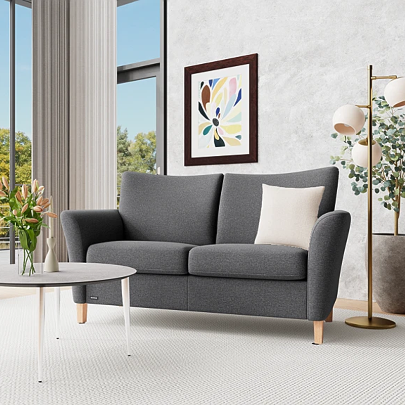 Cabana-graa-2 System+ 2½ personers sofa i cabana grå stof