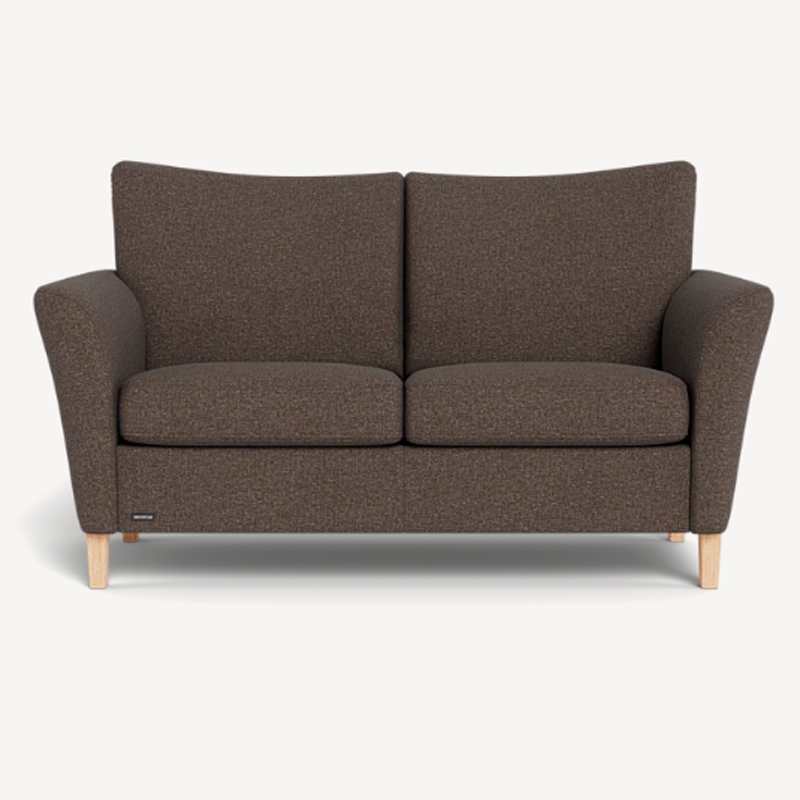 Cabana-rodbrun-1 System+ 2½ personers sofa i cabana rødbrun stof