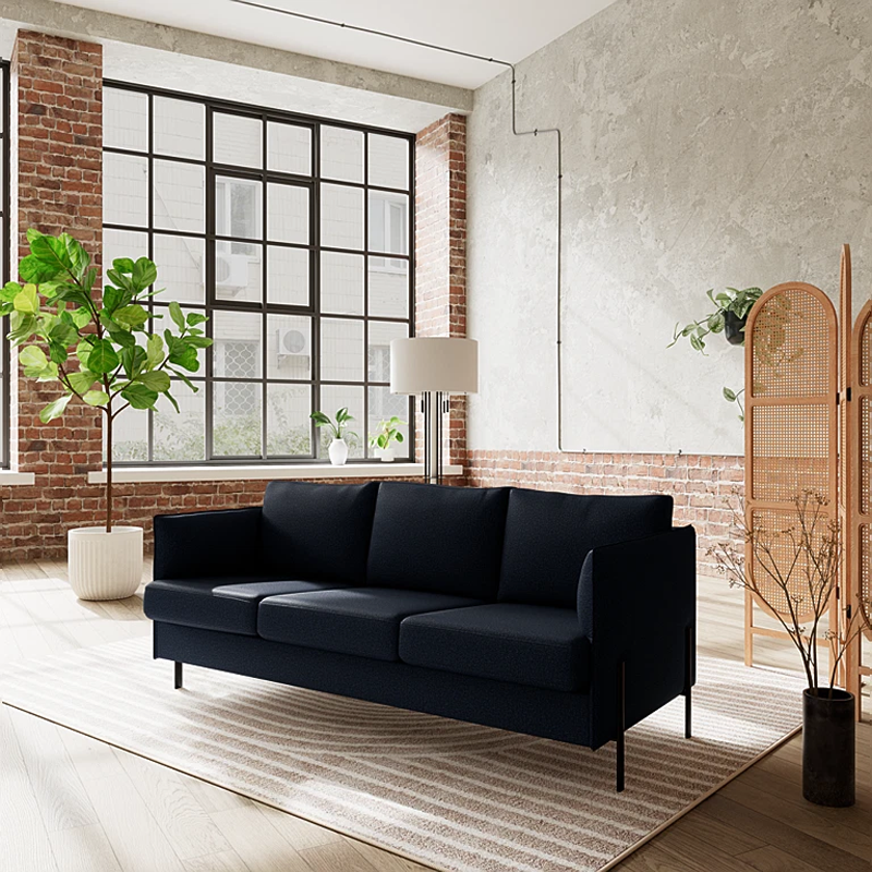 Unite-365-05-blaa-2-3 London 3 personers sofa i Unite 365/05 blå