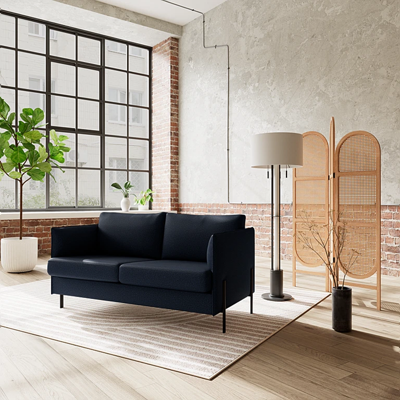 Unite-365-05-blaa-2 London 2½ personers sofa i Unite 365/05 Blå stof
