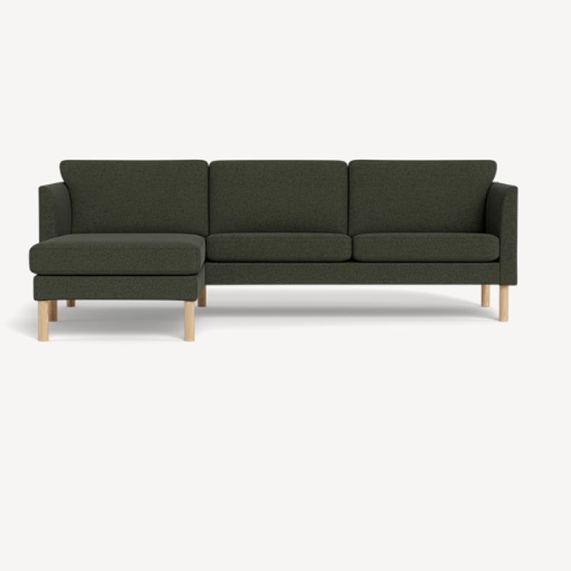 cph-261-03-v-h-e-1 Skalma Copenhagen chaiselong sofa i farve 261/03 mørkegrøn