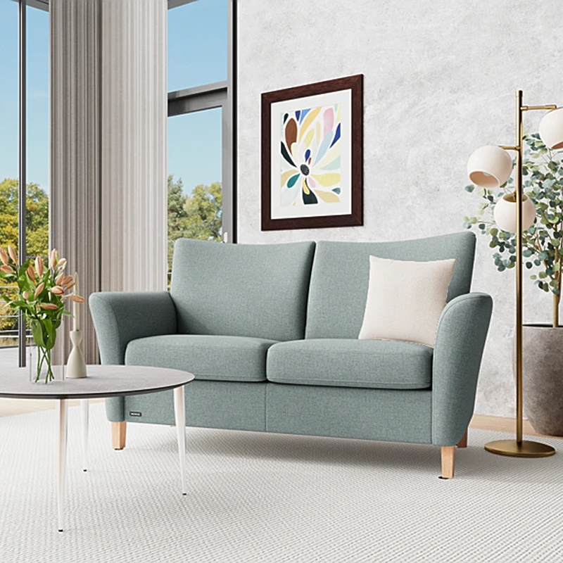 koksdal-mint-5 System+ 2½ personers sofa i koksdal mint stof