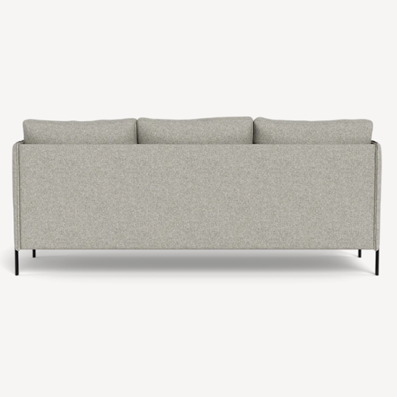 london-misha-lysegraa-3-3 London 3 personers sofa i Misha 432/03 Lysegrå stof